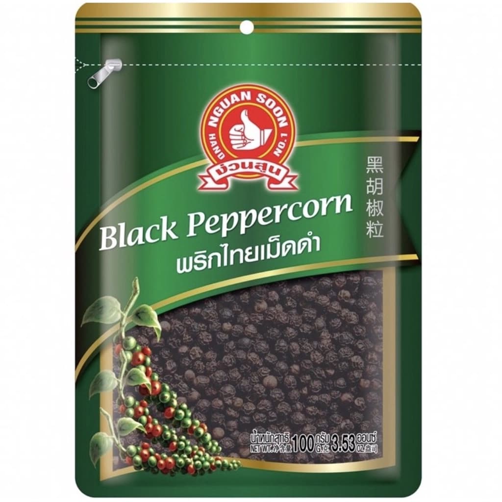 HAND BRAND NO.1 BLACK PEPPERCORN 100G.