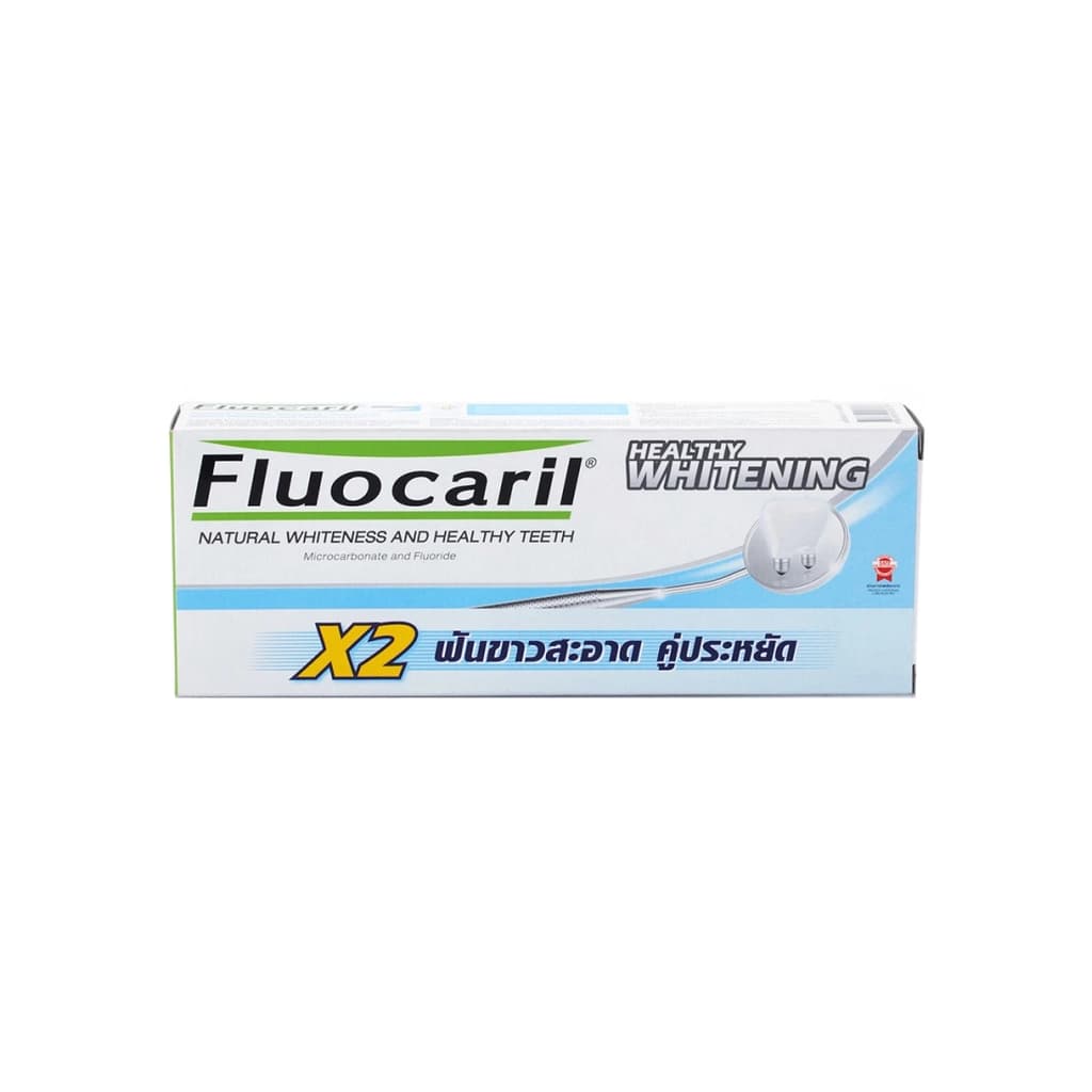 Fluocaril Toothpaste Whitening 160G. Pack 2