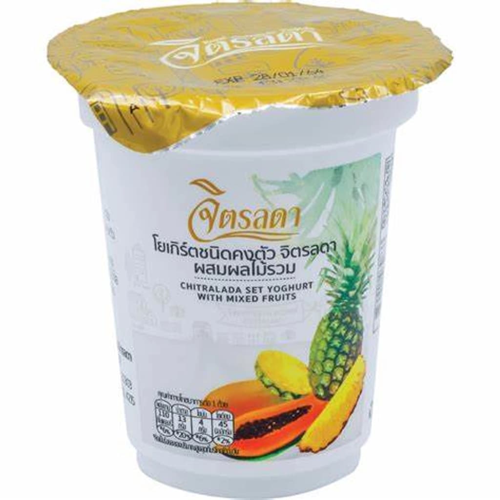 CHITRALADA SET YOGHURT MIXED FRUITS 125G.