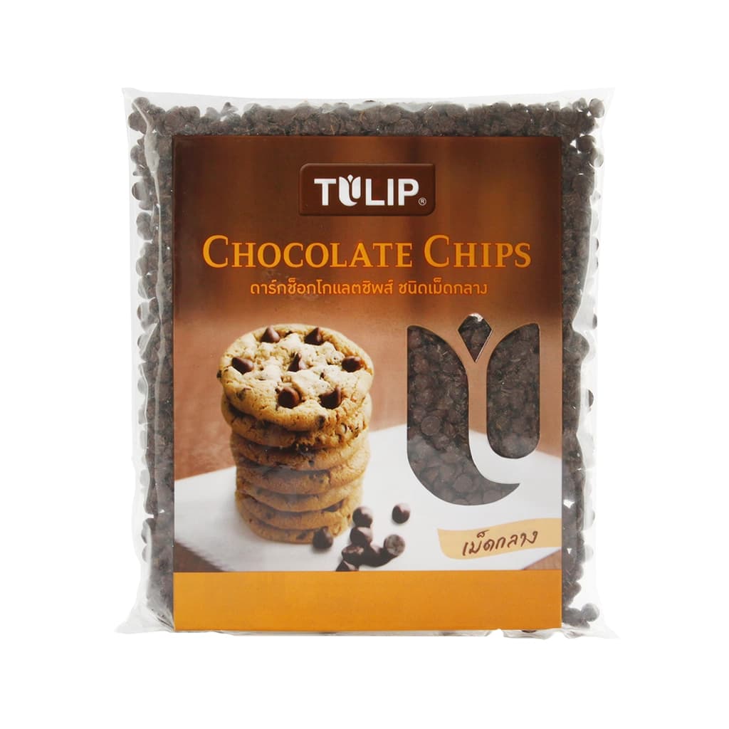 Tulip Dark Chocolate Chips 600G.