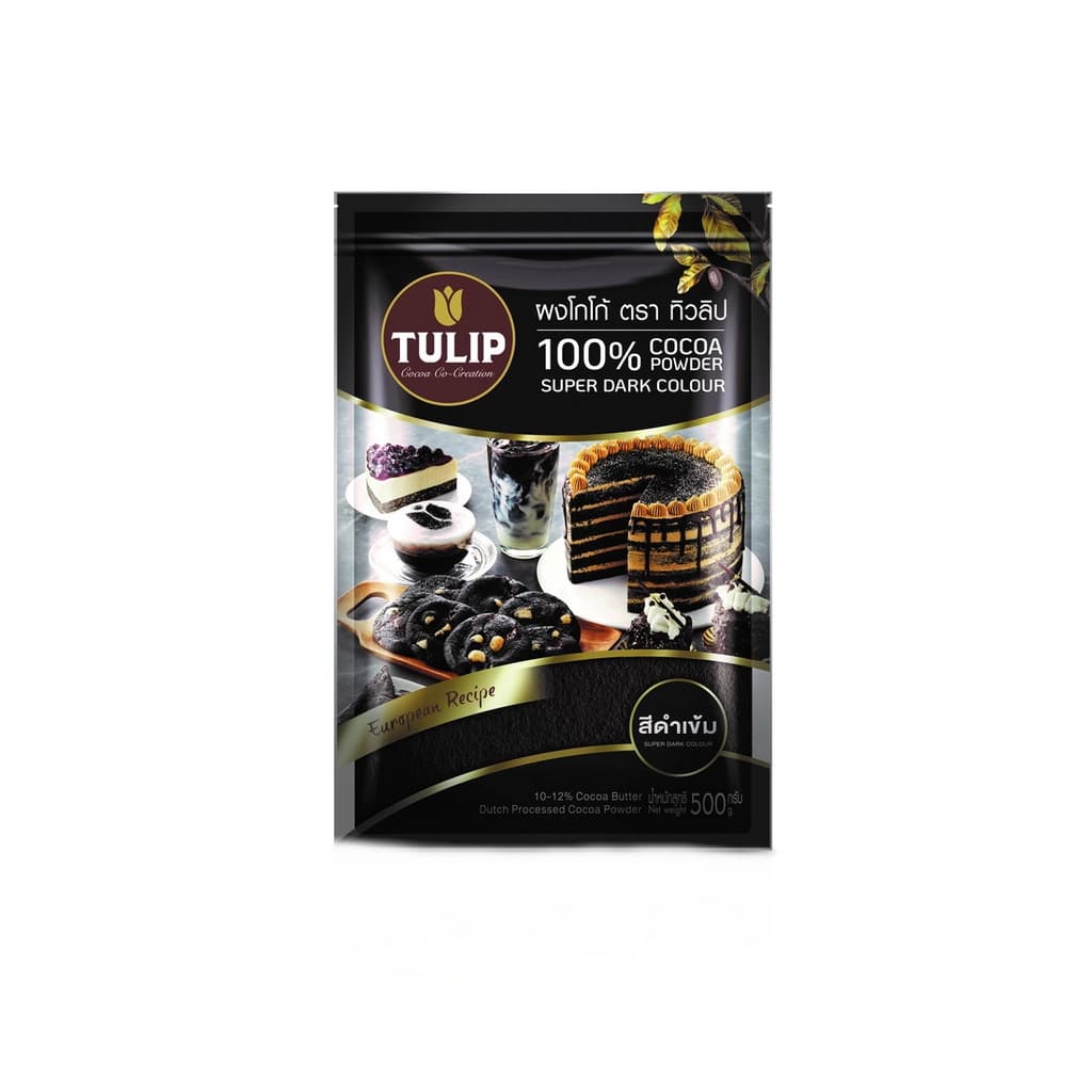 Tulip Cocoa Powder Super Dark 500G.