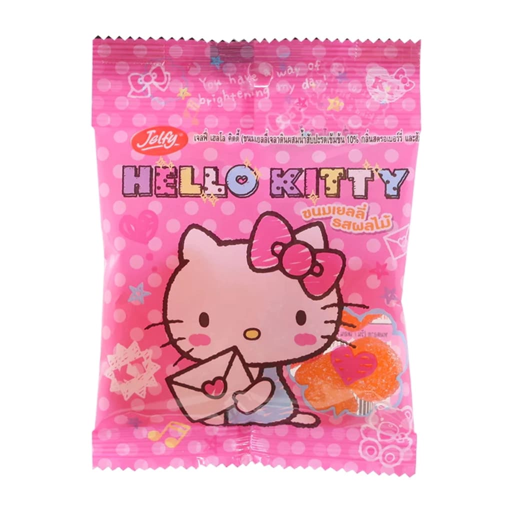 Jelfy Kitty Straw&Orange 40G.