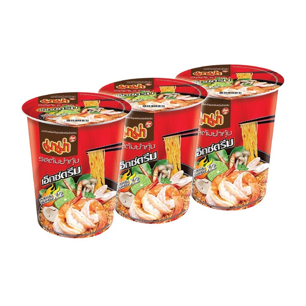 มาม่าคัพ บะหมี่ต้มยำกุ้งXตรีม 3X60G