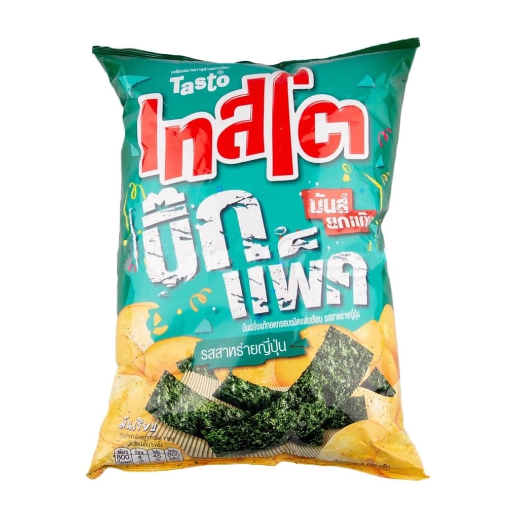 เทสโต รสสาหร่ายแผ่นเรียบ 150ก
