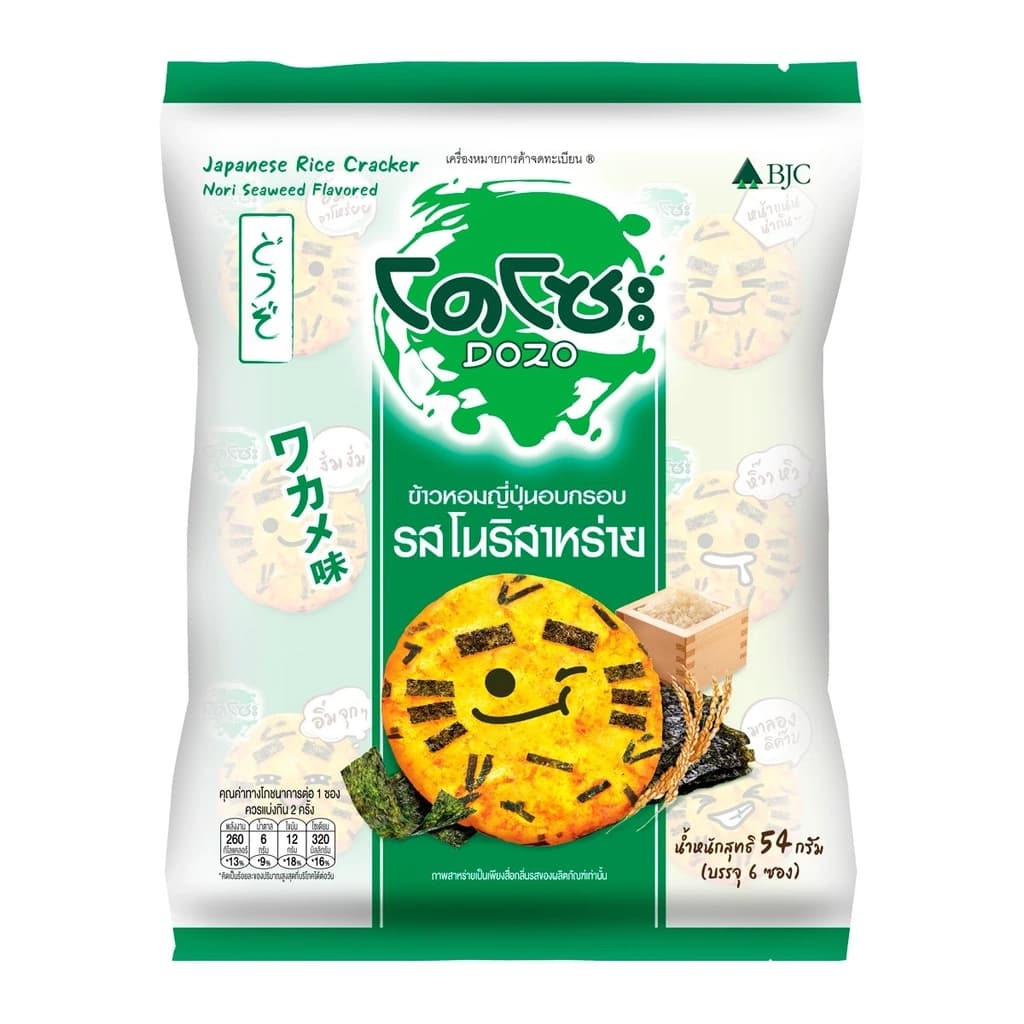 DOZO JAPANESE RICE NORI SEAWEED 54G