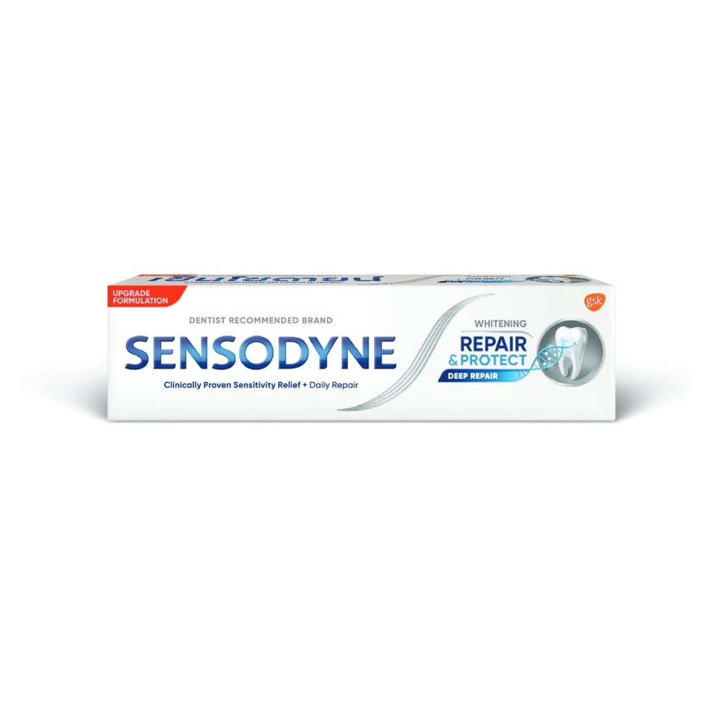 Sensodyne Repair and Protect Whitening Toothpaste 100G.