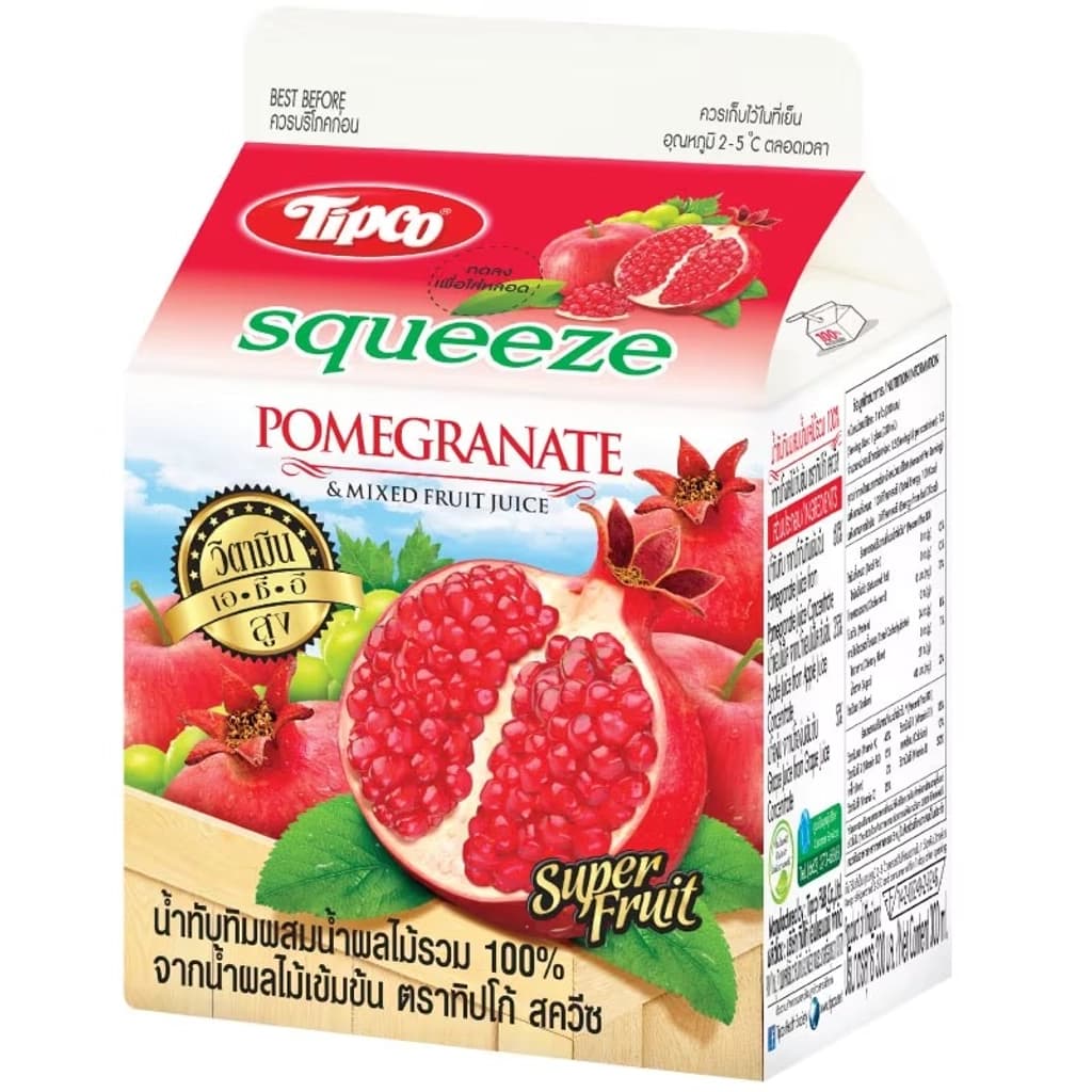 ทิปโก้ ควิชพาสฯน้ำทับทิม300ML