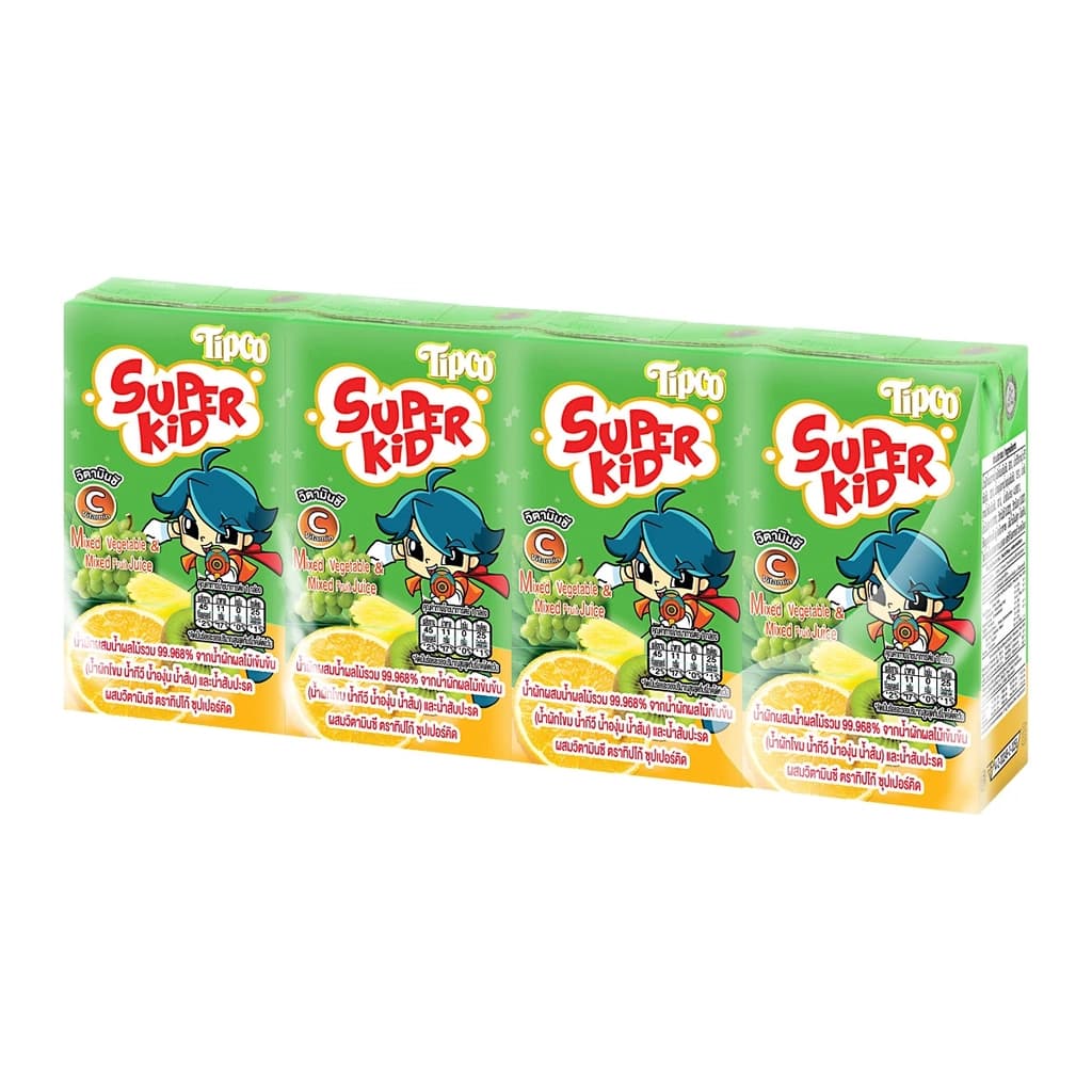 Tipco Superkid Veggie 4X110Ml.