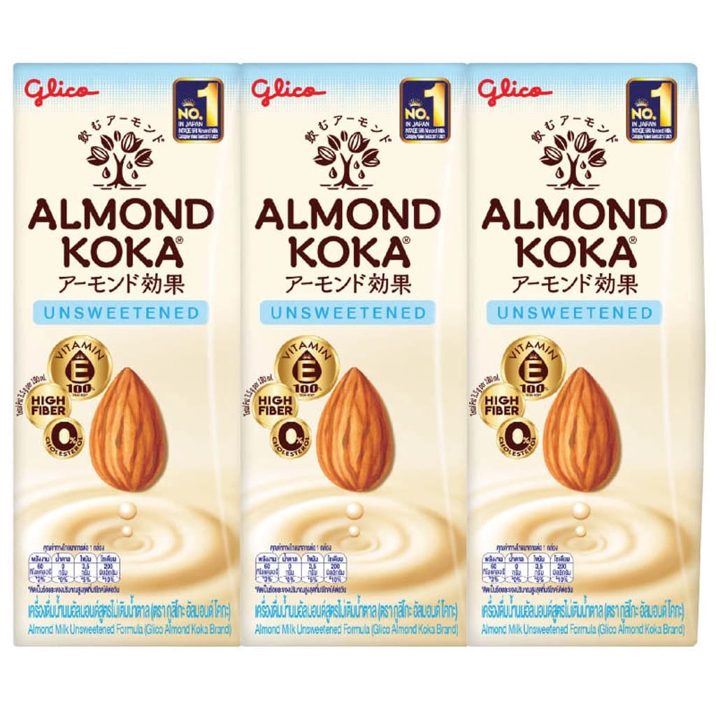 Giico Almond Koka Unsweetened 3*180 ML