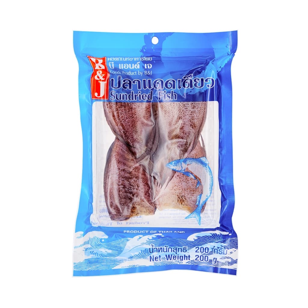 B&J ปลานิลแดดเดียว 200ก.