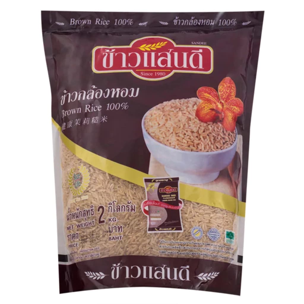 Sandee Brown Jasmine Rice100% 2KG.