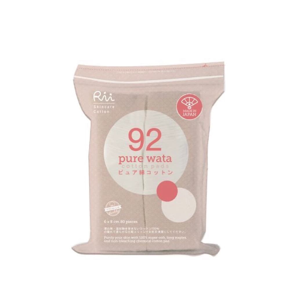 Rii Cotton Pad 92 Pure Wata  80sheets