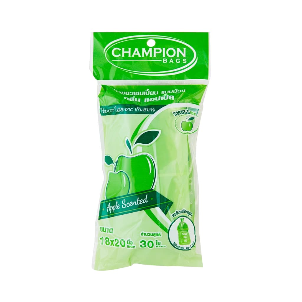 Champion Garbage Bag Apple Scent 18x20 30PCS. 