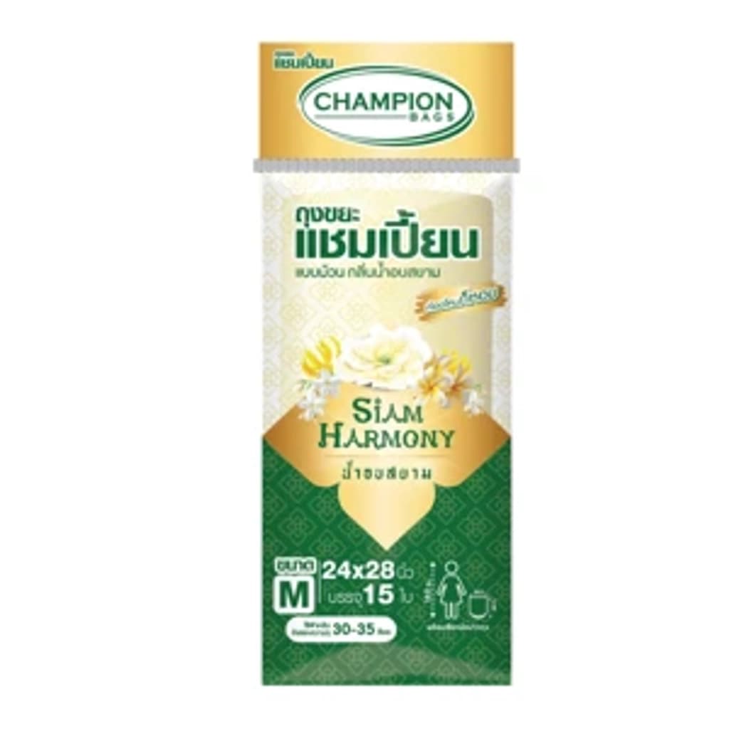 แชมเปี้ยนถุงม้วนกลิ่นน้ำอบสยาม 24x28นิ้ว