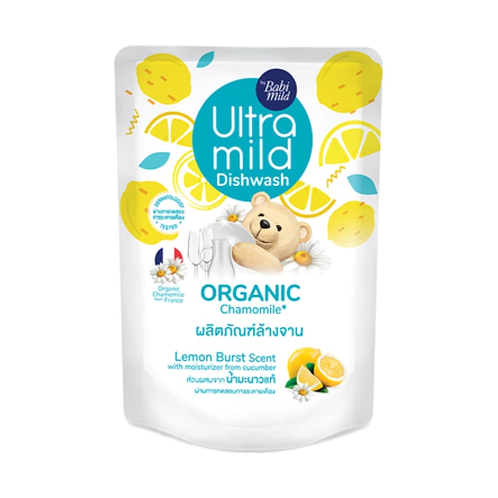 Ultra Mild Dishwash Lemon Burst Refill 380ml.