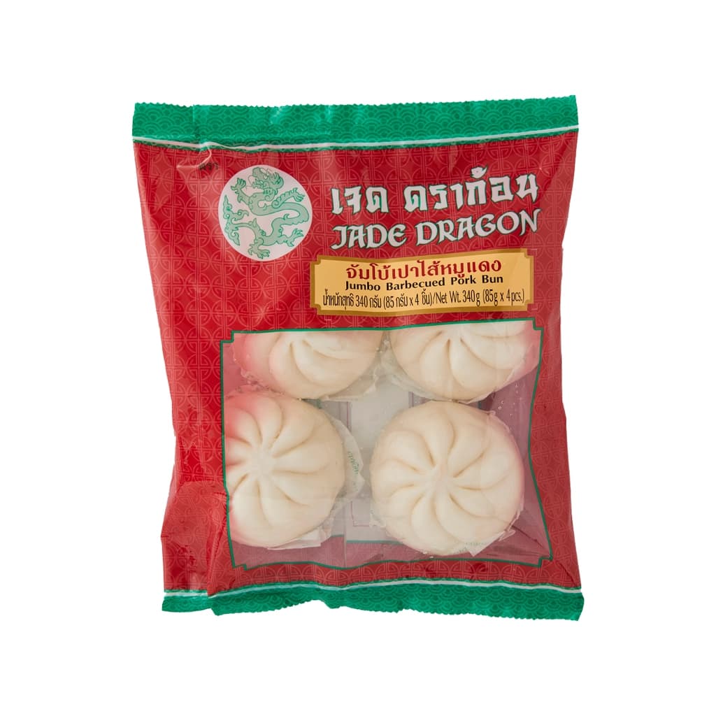 เจดดราก้อน จัมโบ้เปาหมูแดง 340G.