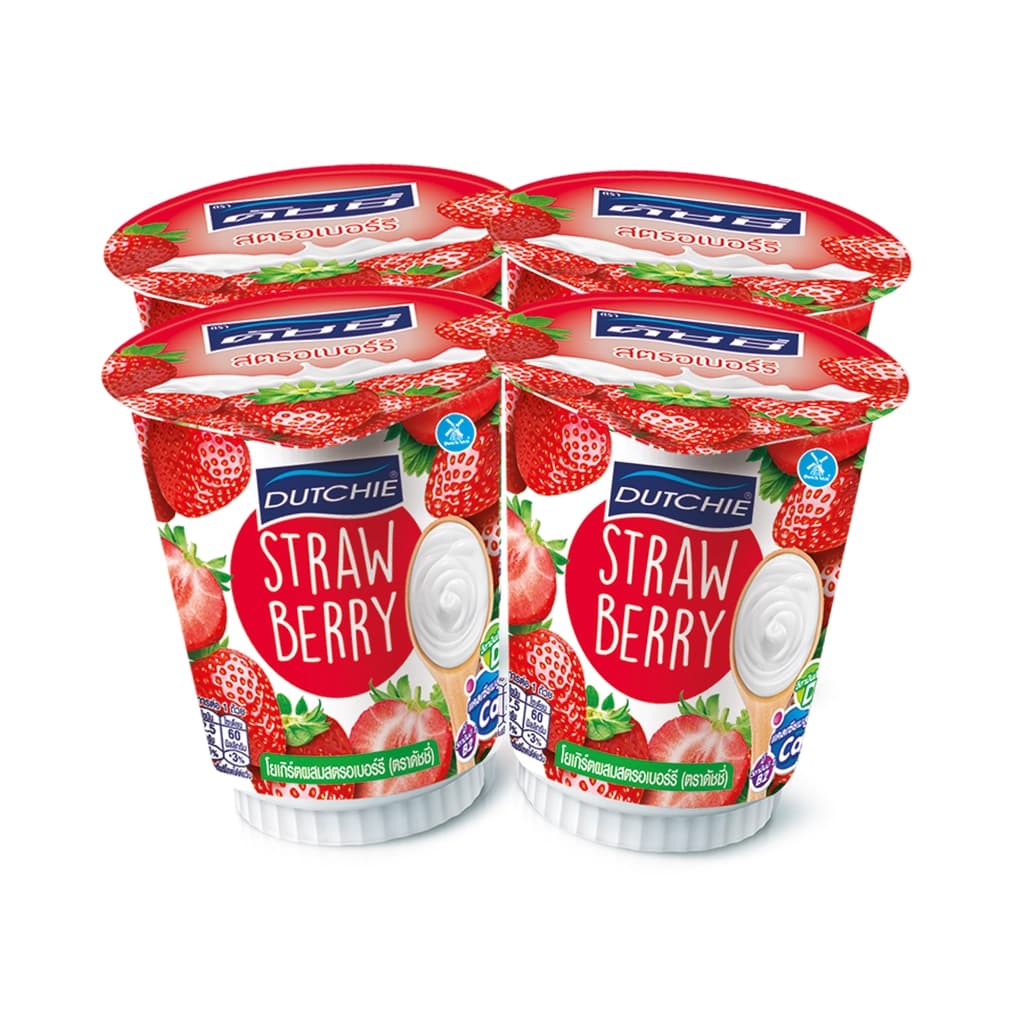 Dutchie Probiotic Strawberry 125g.*4