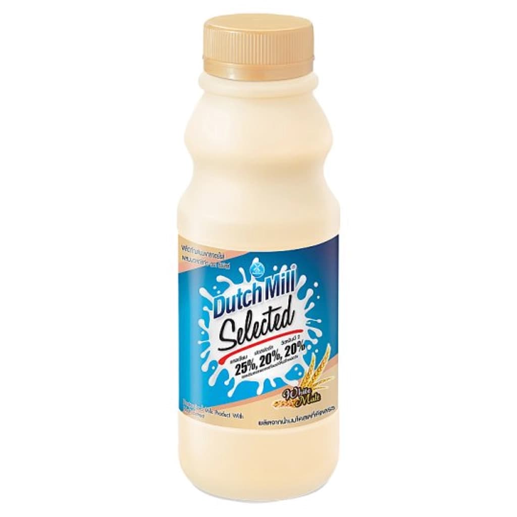 Dutch Mill Selected Pasteurized Milk White Malt Flavor 400ML.