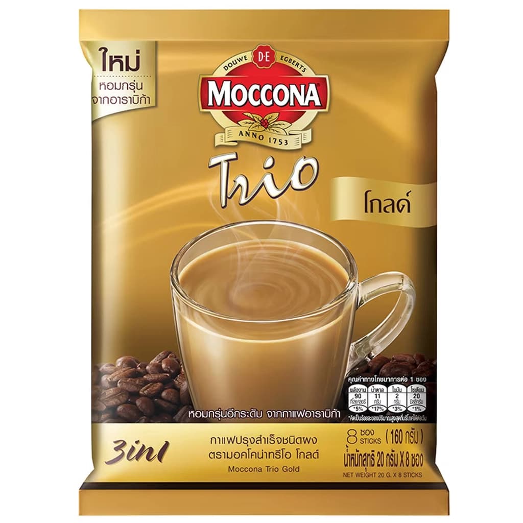 มอคโคน่า ทรีโอ โกลด์ แพค 8x15.8 กรัม