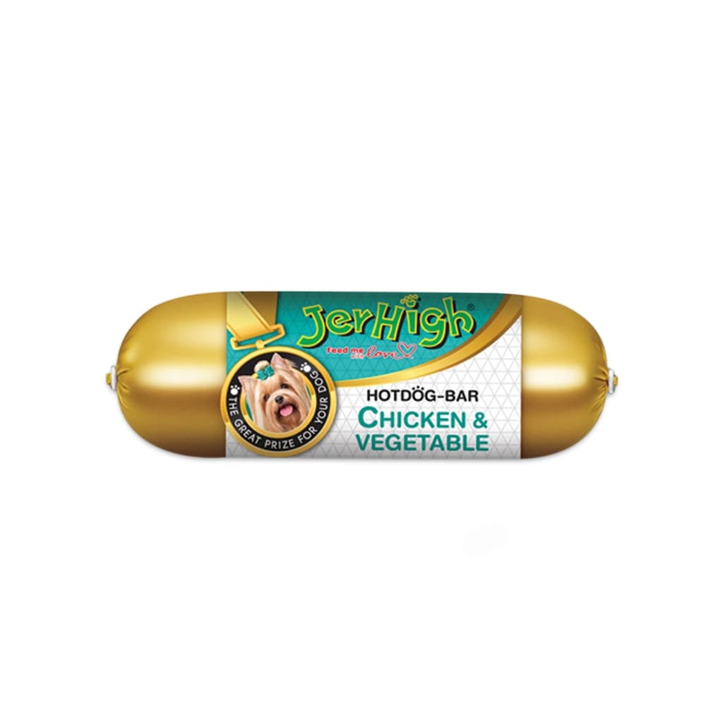 Jerhigh Hotdog-Bar Chicken and Vegetable 150G.