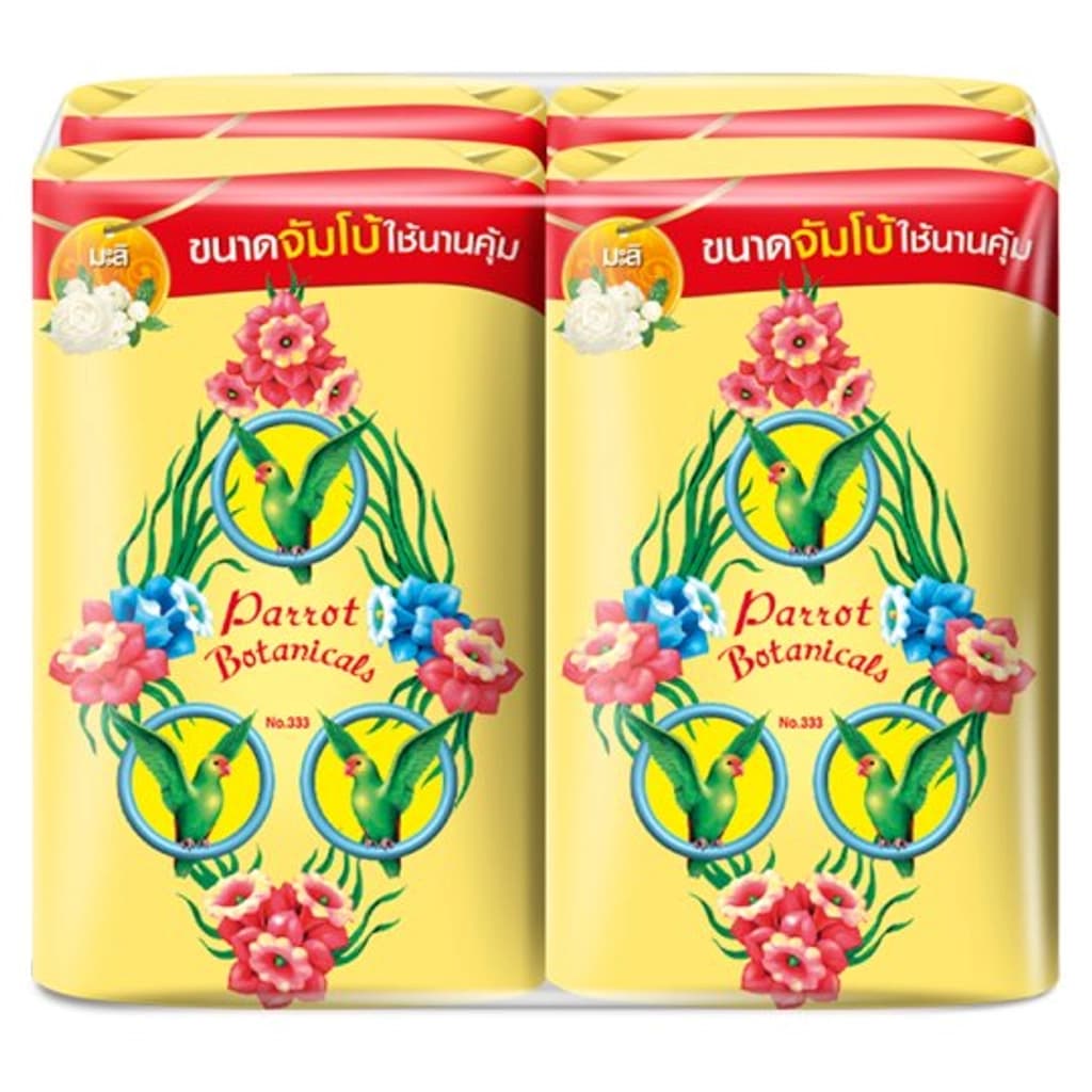 Parrot Yellow Soap 105G. Pack 4