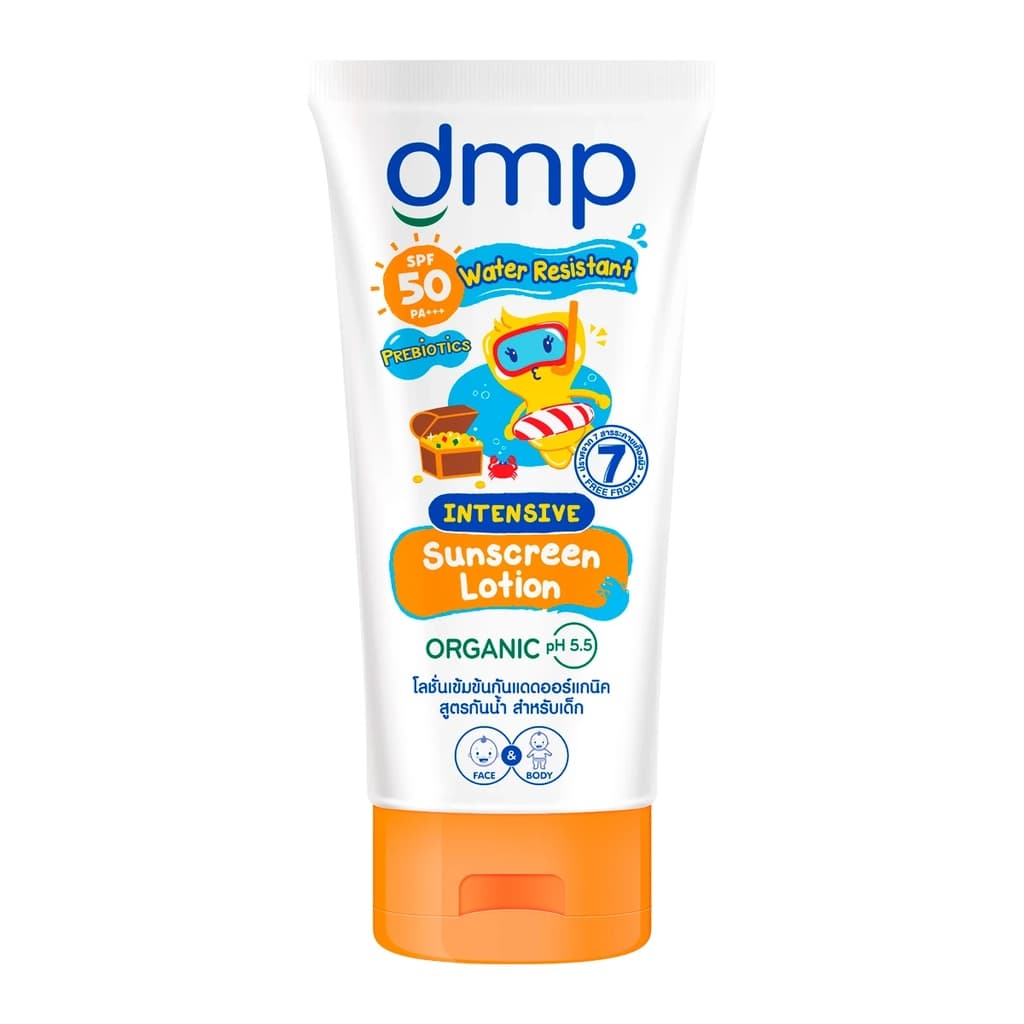 DMP SUNSCREEN LOTION WATER PROOF 140ML.