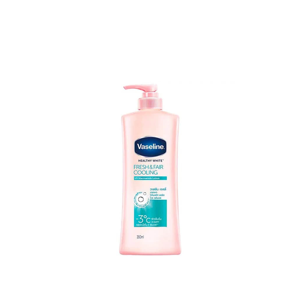 Vaseline Healthy White Fresh & Fair Cooling Uv Gel Lotion 350ML.