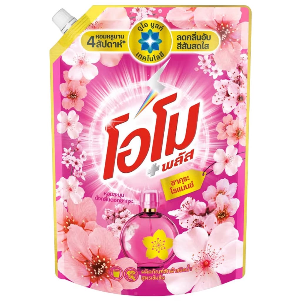 โอโมพลัส น้ำยาซักผ้าซากุระโรแมนซ์ 1300มล