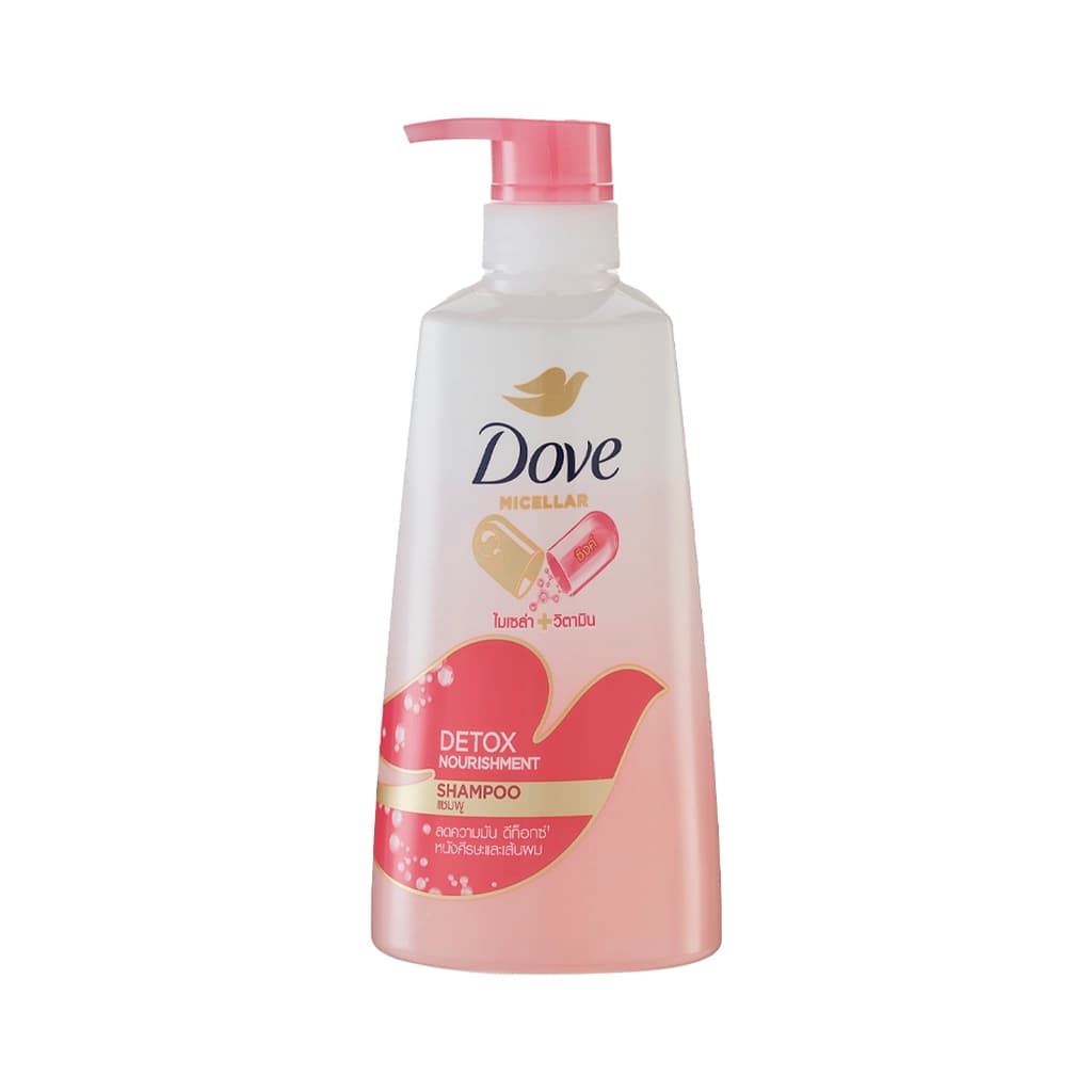 Dove Nutritive Solutions Detox Nourishment Pink Salt Moisture Shampoo 450ML.