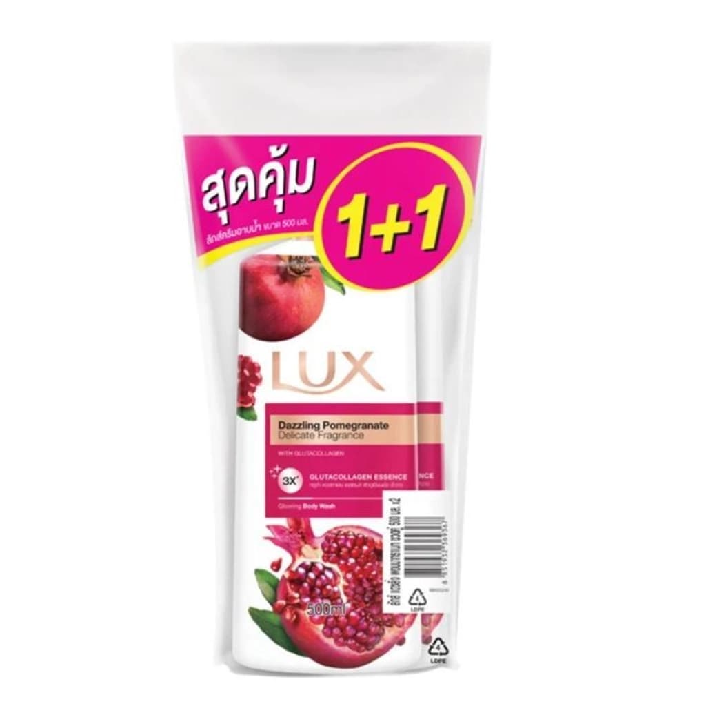 ลักส์ ครีมอาบน้ำสูตรทับทิม 450มล แพ็ค 2