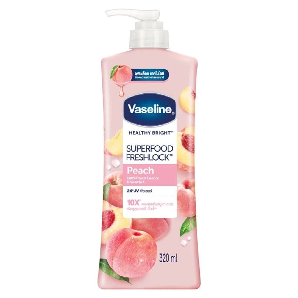 VASELINE HEALTHY BRIGHT SUPERFOOD FRESHLOCK PEACH 320 ML