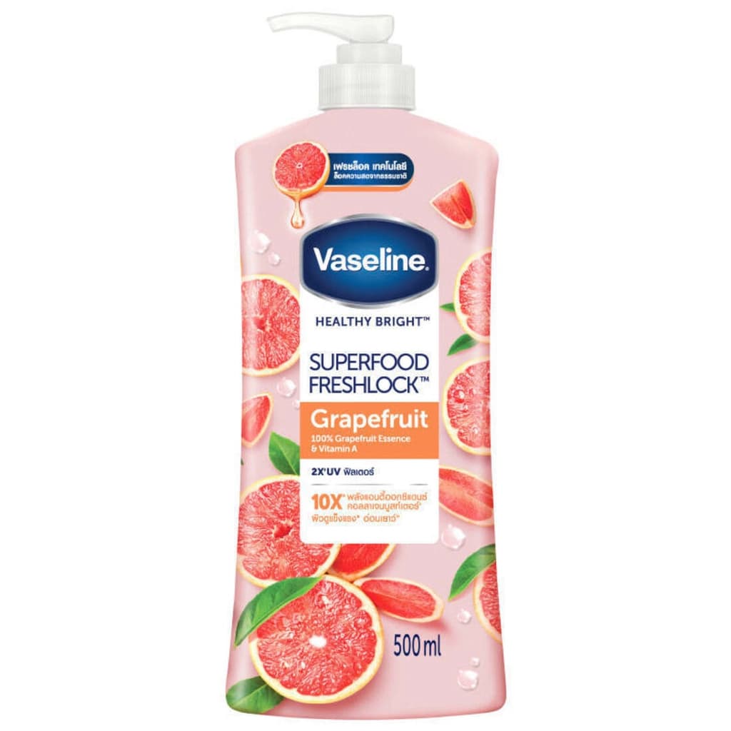 VASELINE HEALTHY BRIGHT SUPERFOOD FRESHLOCK GRAPEFRUIT 500 ML