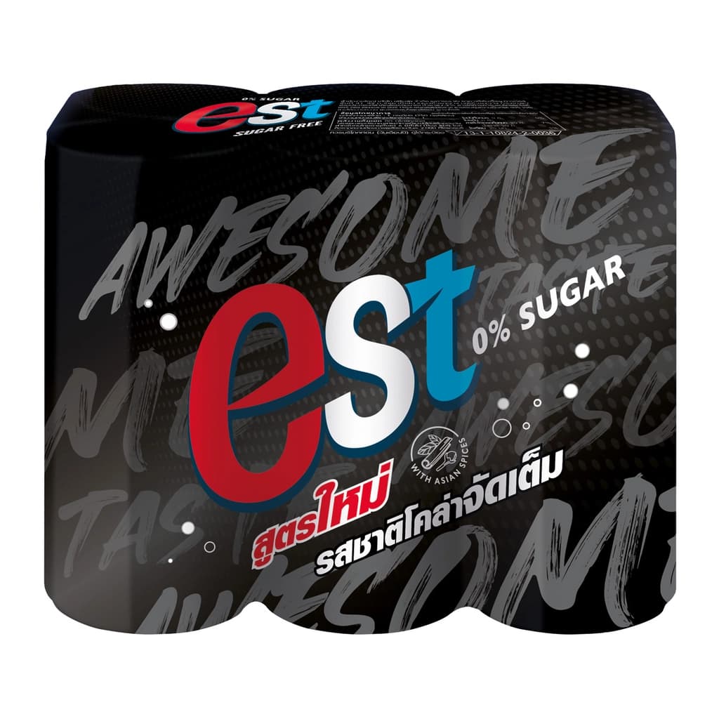 Est Cola Sugar Free 325 ML Pack6