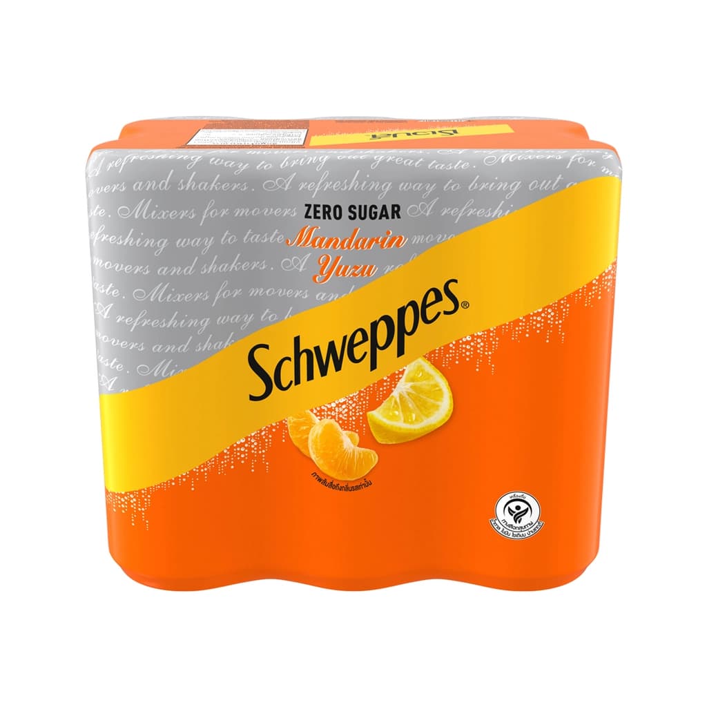 Schweppes Zero Mandarin Yuzu6*330Ml