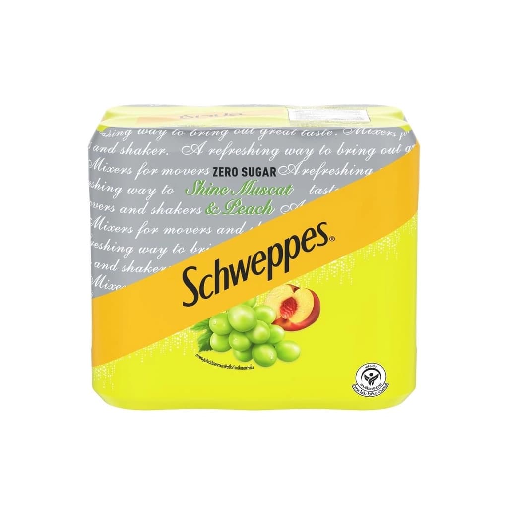 Schweppes Shine Muscat Peach Can 6*330Ml