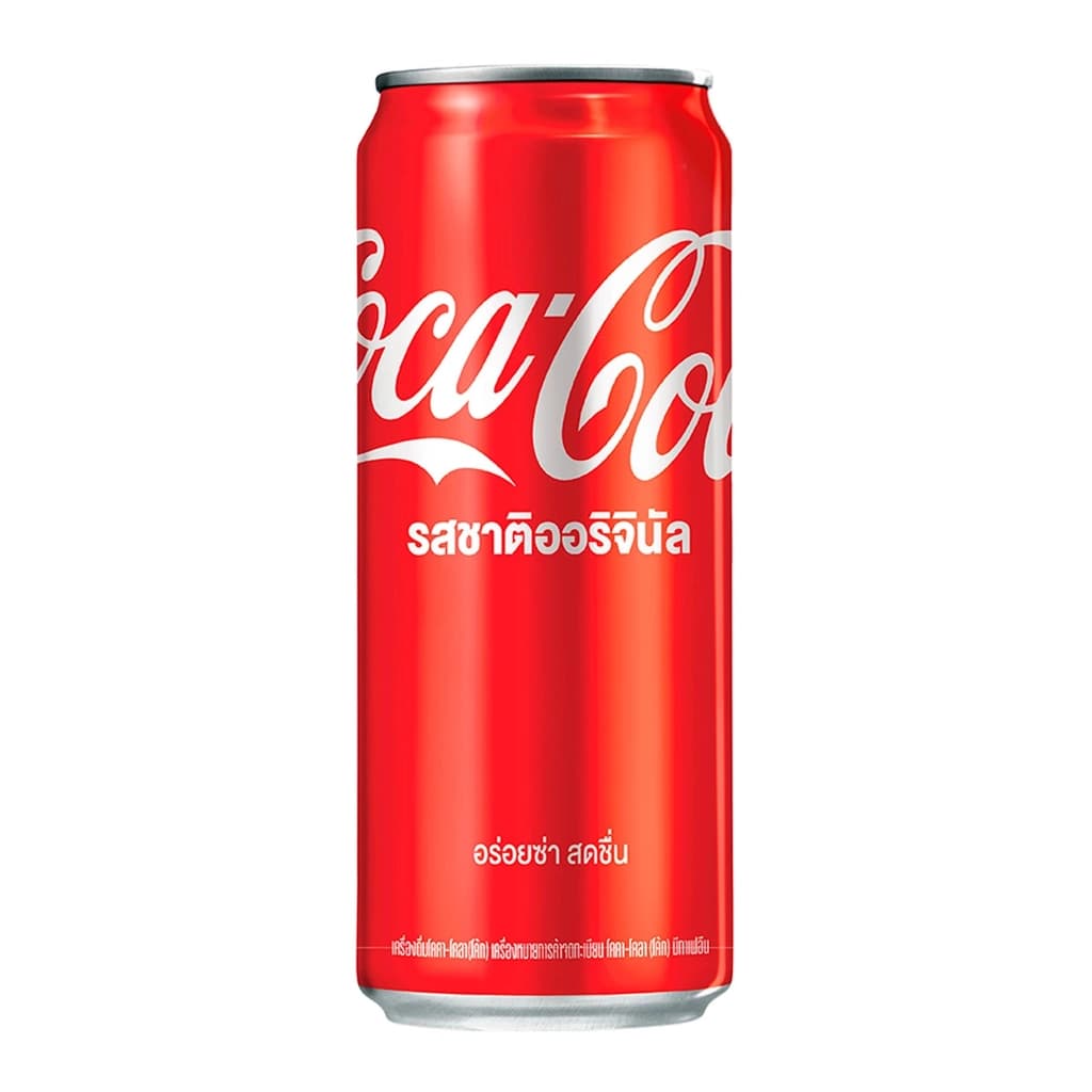 Coke Soft Drink Original 325ML. Single