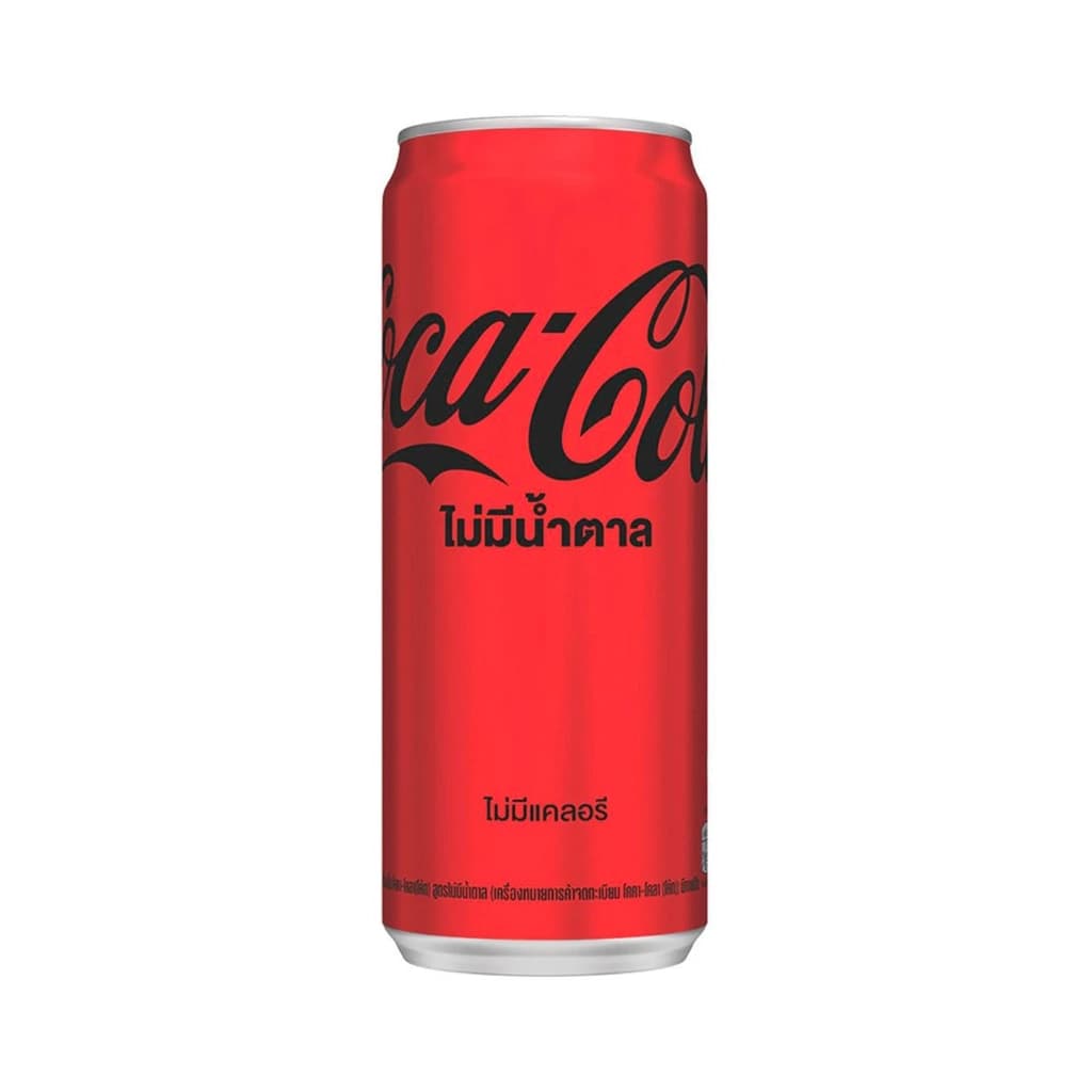 Coke Soft Drink Zero Sugar 325ML. Single
