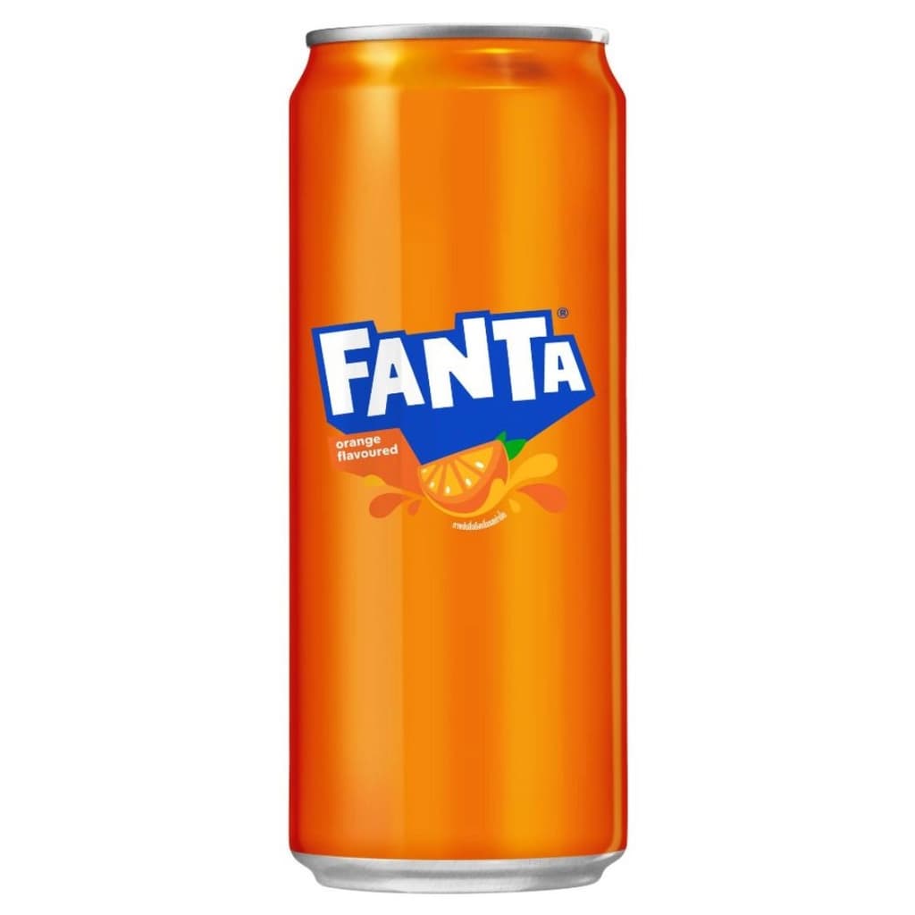 Fanta Soft Drink Orange 325ML.