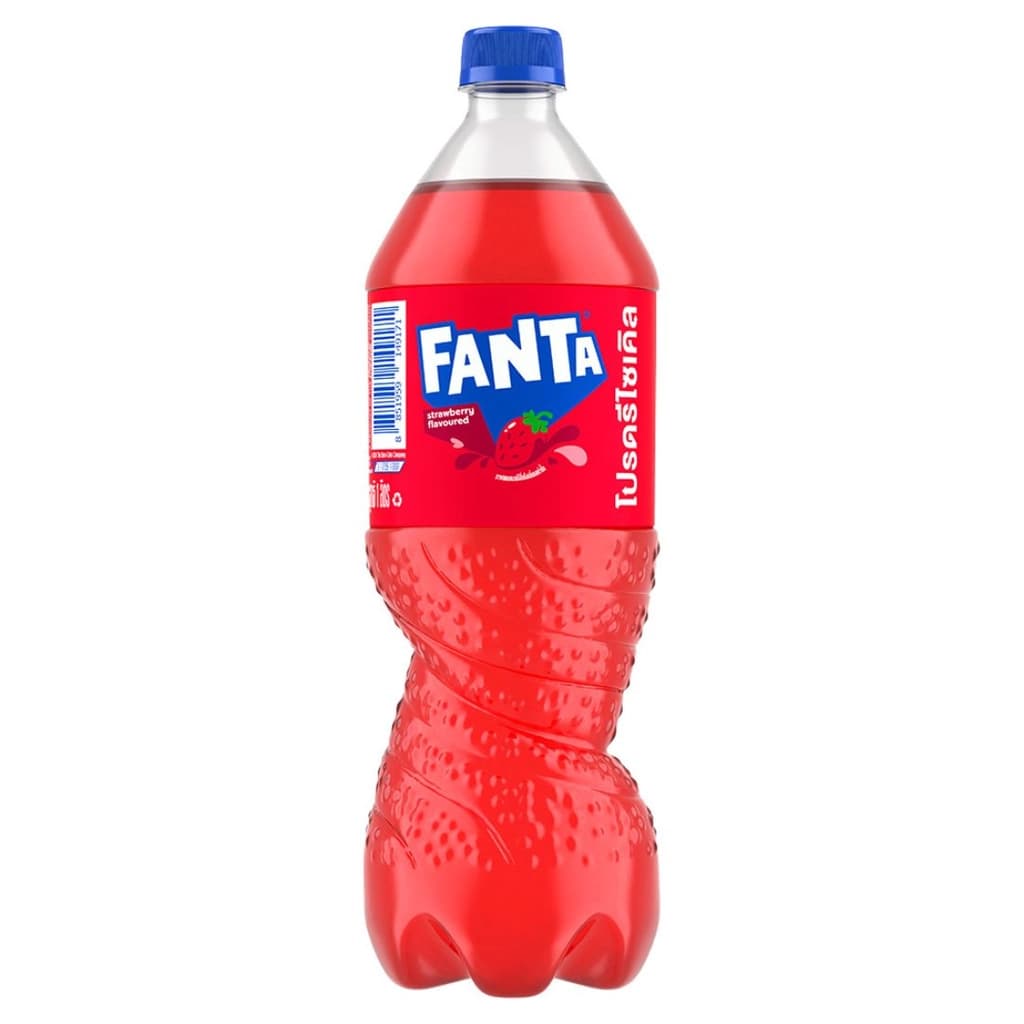 Fanta Soft Drink Strawberry (Red) 1LTR. Single