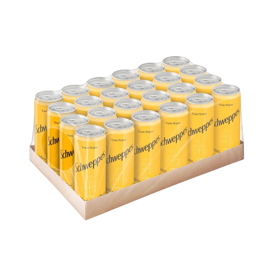 Schweppes Mixer Tonic Water 330ML. Single 1 Pack 24 can