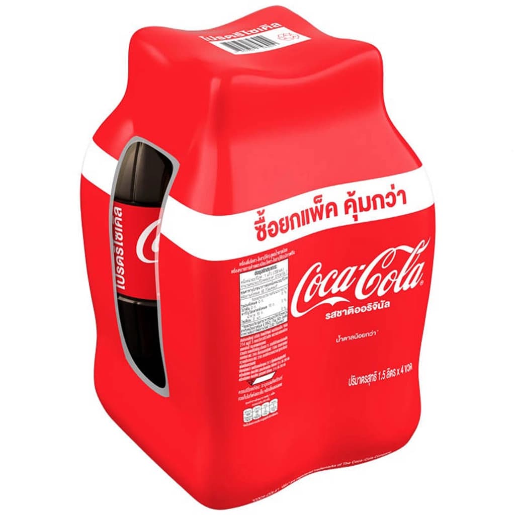Coke Less Sugar 1.5L Pack4
