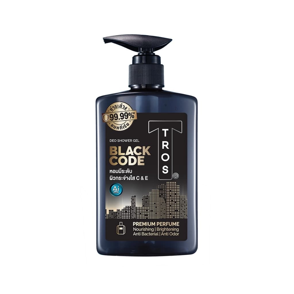 Tros Shower Gel Black Code Deo 450ML.