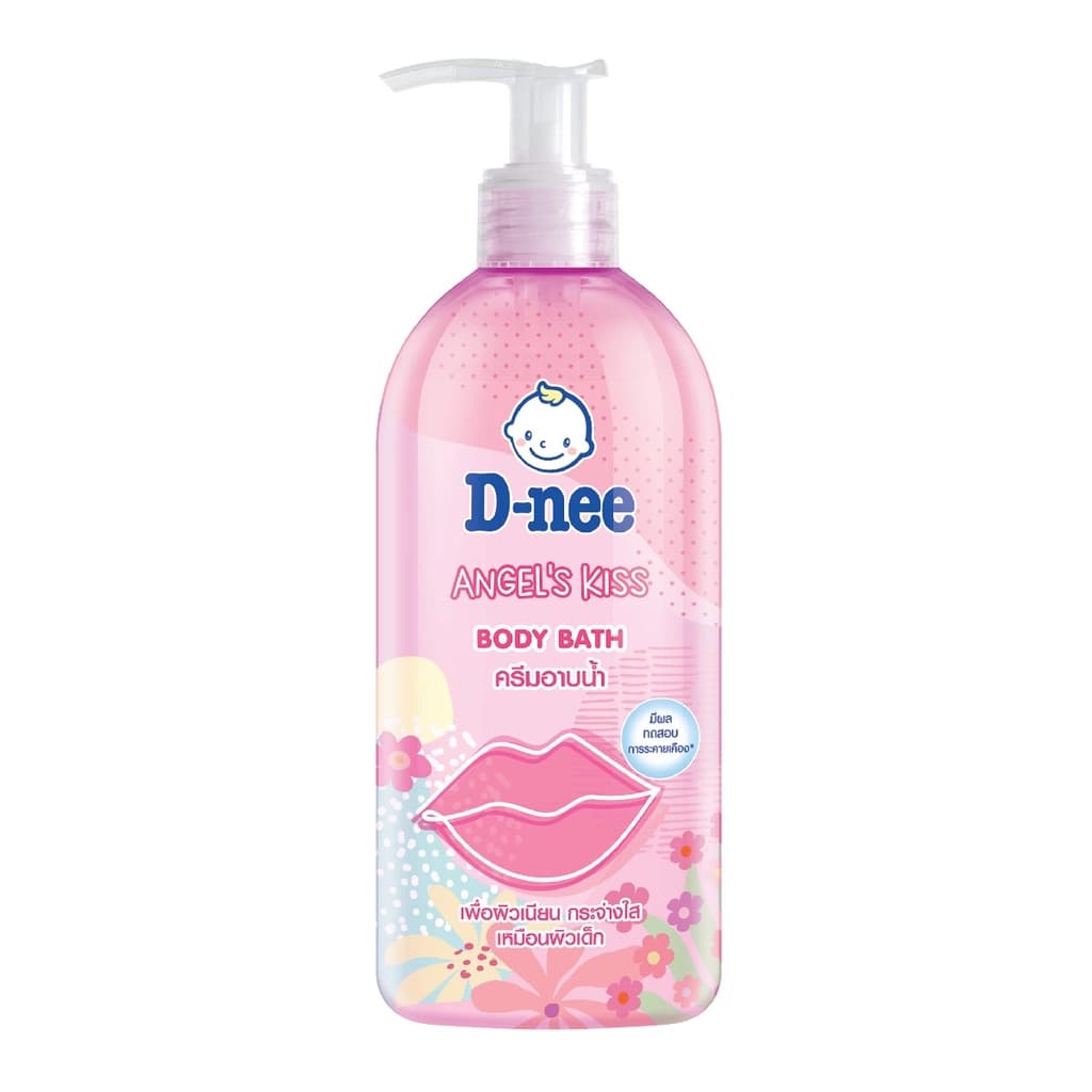 D-nee Body Bath Angel's Kiss Pink 450ML.