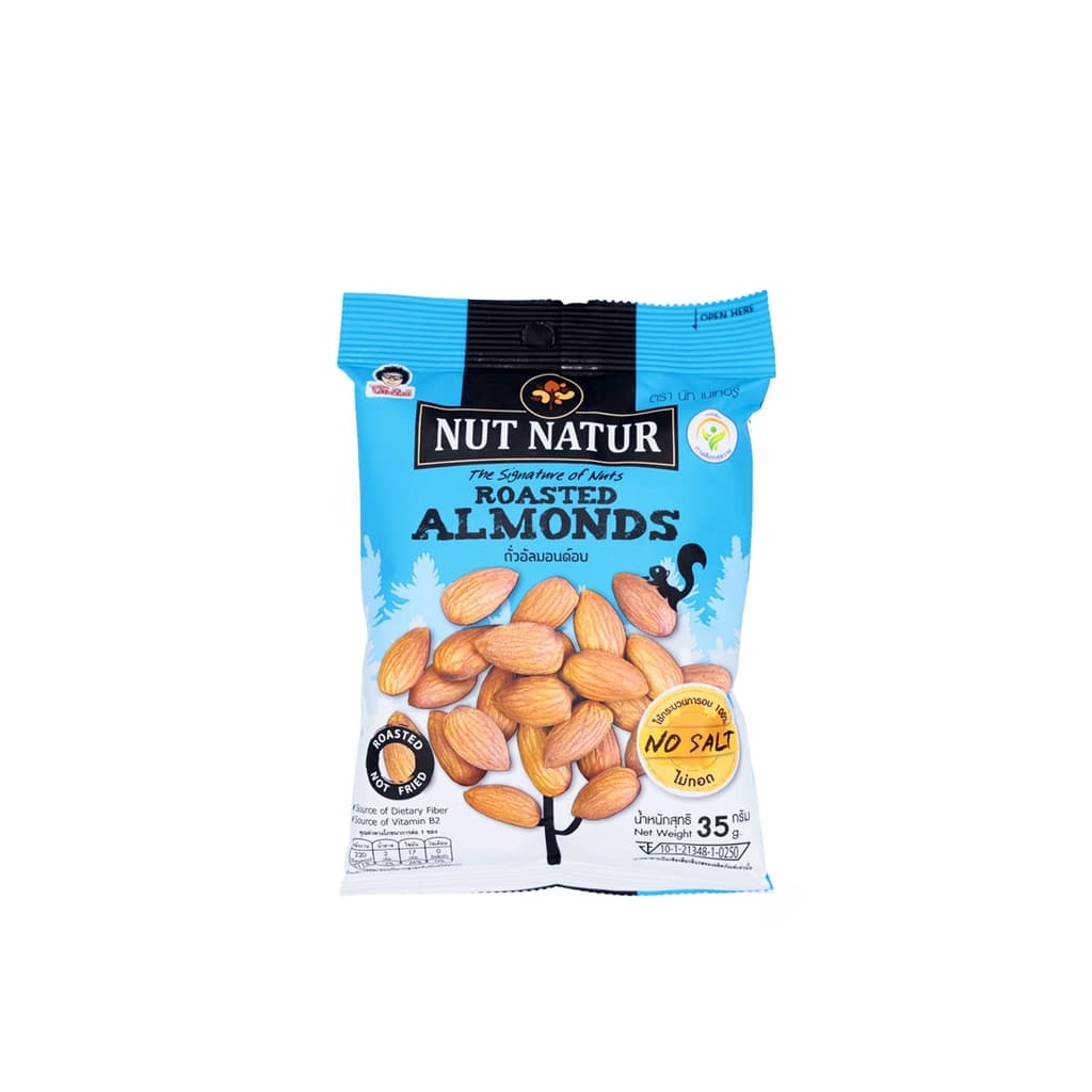 Kohkae Nut Natur Roasted Almonds 35G.