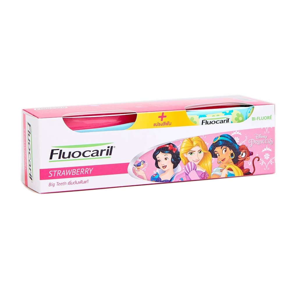 Fluocaril Kids Big Teeth Strawbery 65G.