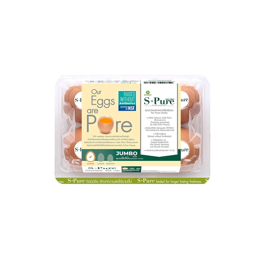 S Pure Eggs Jumbo Size Pack 6