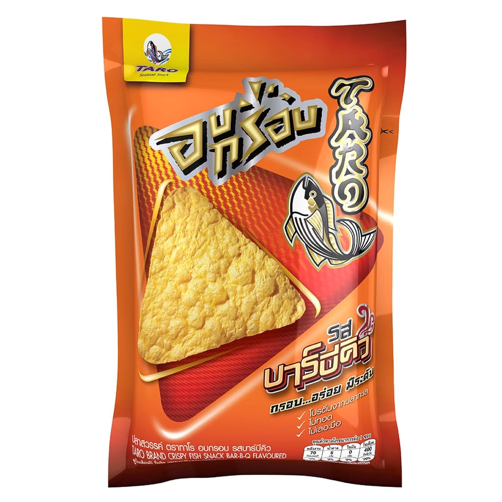 ทาโร ปลาสวรรค์ อบกรอบ รสบาร์บีคิว 18ก