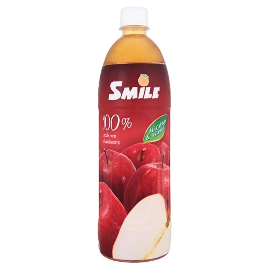 Smile Pasteurized 100% Apple Juice 1000ML.