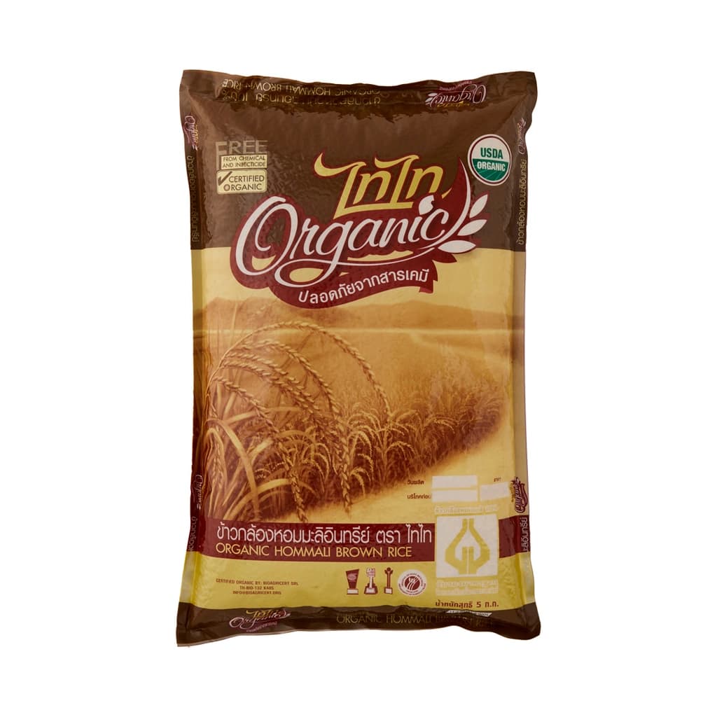 Tai Tai Brown Jasmine Rice Organic 5KG.