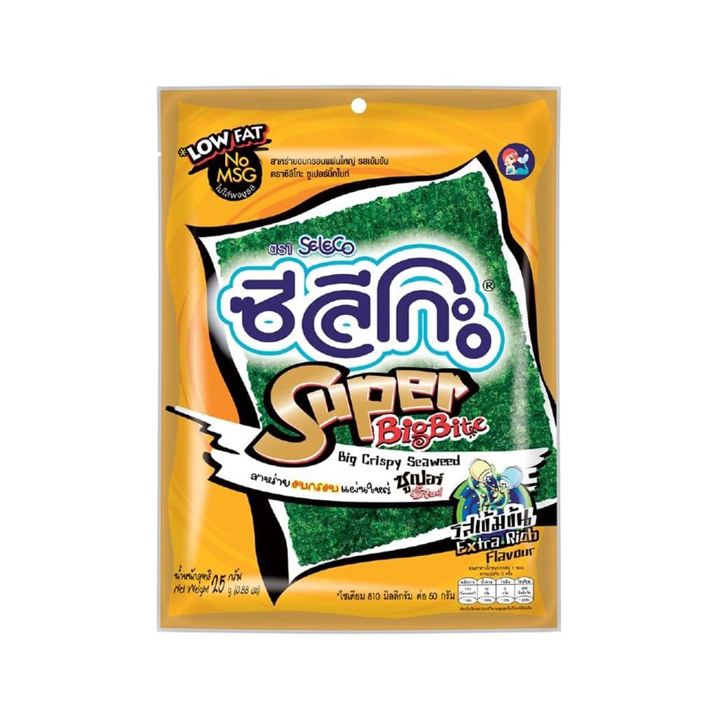 ซีลิโกะ สาหร่ายอบฯแผ่นใหญ่รสเข้มข้น 25G.